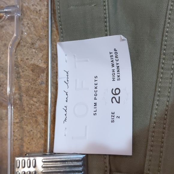 LOFT High Waist Skinny Crop Pants - Picture 8 of 11